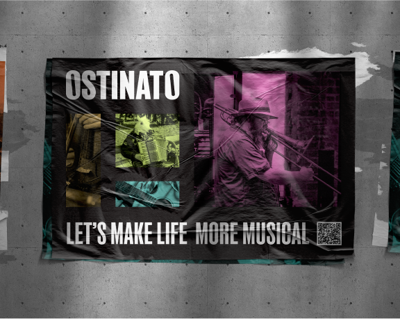 Ostinato Poster Mockup